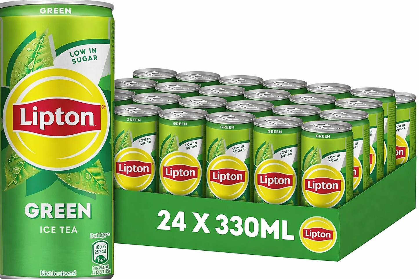 Lipton Ice Tea Green 33 cl - 24 canettes ( Belge )